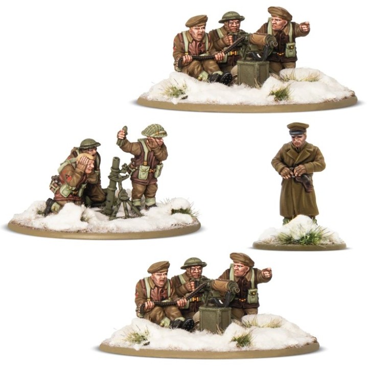 British & Canadian Infantry (Winter) Heavy Weapons Platoon | Jeux et Trolleries | Spécialiste des jeux de société, jeux de carte