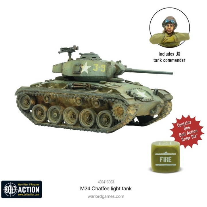 M24 Chaffee, US light tank | Jeux et Trolleries | Spécialiste des jeux de société, jeux de cartes et wargames