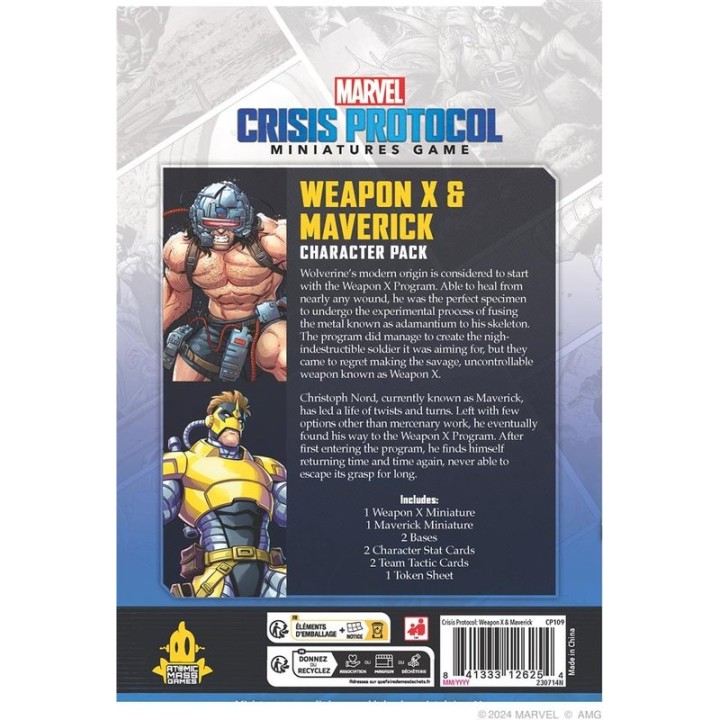 MCP: Weapon X & Maverick | Jeux et Trolleries | Spécialiste des jeux de société, jeux de cartes et wargames