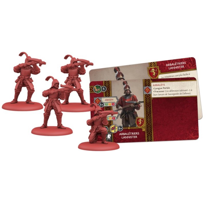 Trône de fer le jeu de figurines: Arbalétriers Lannister VF | Jeux et Trolleries | Spécialiste des jeux de société, jeux de cart
