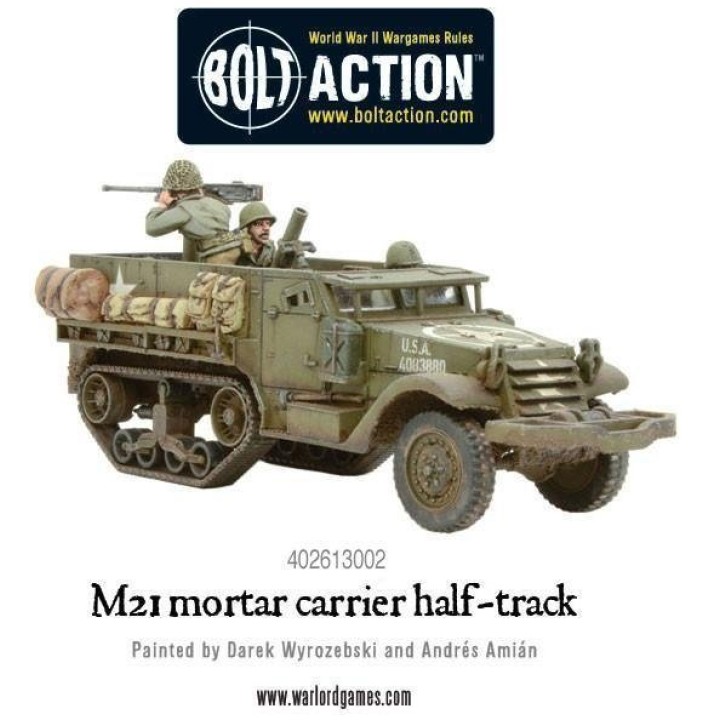 M21 Mortar Carrier Half-track | Jeux et Trolleries | Spécialiste des jeux de société, jeux de cartes et wargames