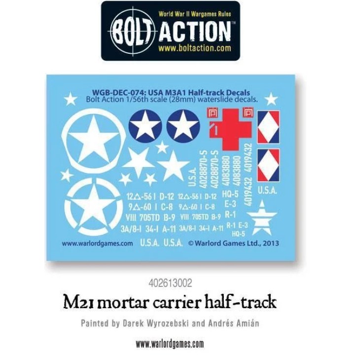 M21 Mortar Carrier Half-track | Jeux et Trolleries | Spécialiste des jeux de société, jeux de cartes et wargames