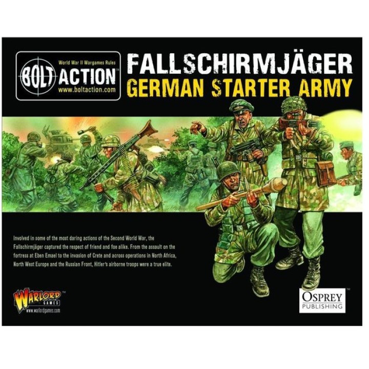 Fallschirmjager Starter Army | Jeux et Trolleries | Spécialiste des jeux de société, jeux de cartes et wargames