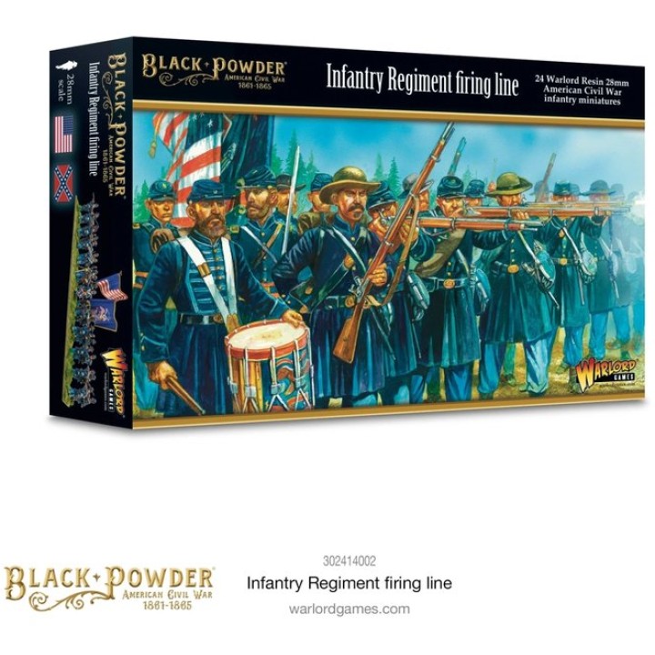 American Civil War: Infantry Regiment Firing Line | Jeux et Trolleries | Spécialiste des jeux de société, jeux de cartes et warg