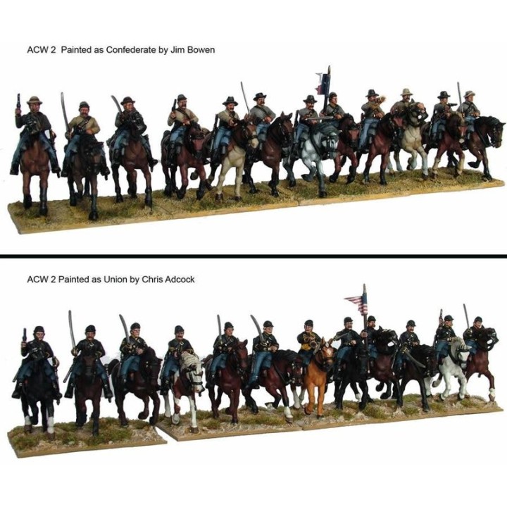 American Civil War: Cavalry (1861-1865) plastic boxed set | Jeux et Trolleries | Spécialiste des jeux de société, jeux de cartes