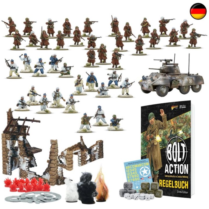 Battle of the Bulge - German Language Bolt Action: Third Edition Starter Set | Jeux et Trolleries | Spécialiste des jeux de soci