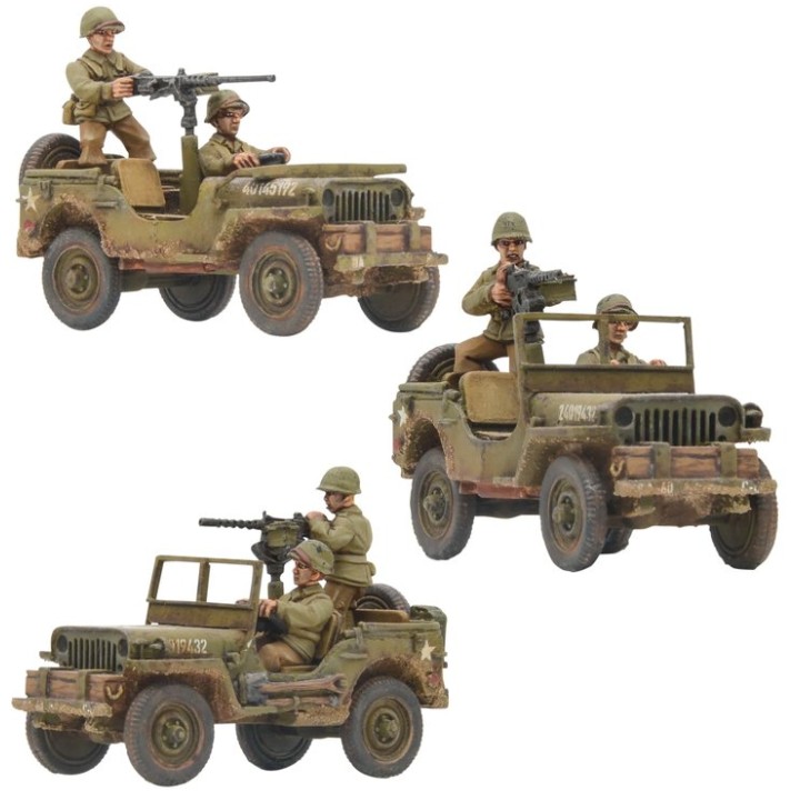 Go Everywhere! US Jeep Armoured Platoon | Jeux et Trolleries | Spécialiste des jeux de société, jeux de cartes et wargames