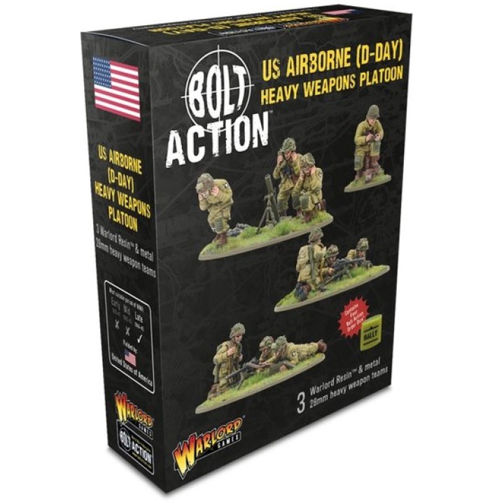 US Airborne (D-Day) Heavy Weapons Platoon | Jeux et Trolleries | Spécialiste des jeux de société, jeux de cartes et wargames