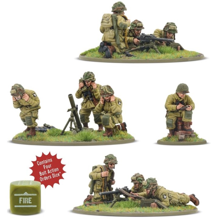 US Airborne (D-Day) Heavy Weapons Platoon | Jeux et Trolleries | Spécialiste des jeux de société, jeux de cartes et wargames