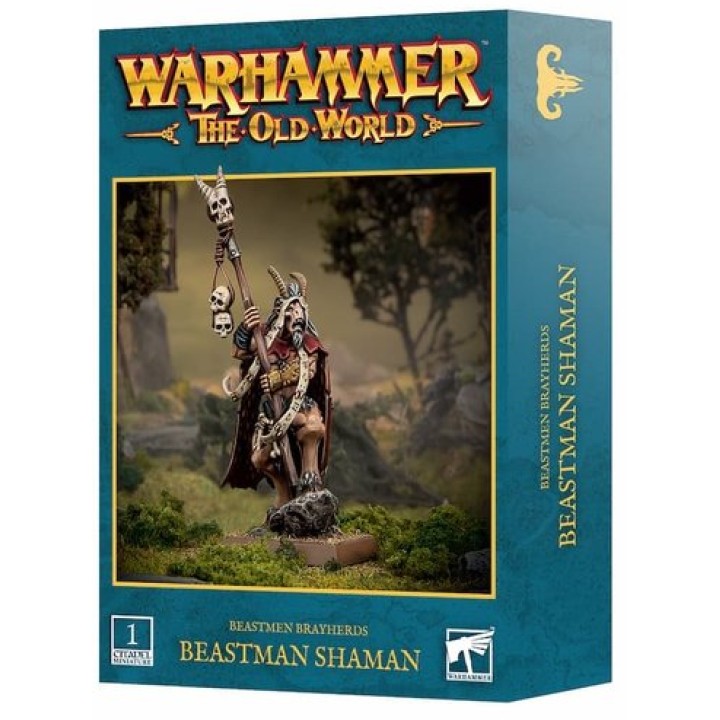 BEASTMEN BRAYHERDS: BEASTMAN SHAMAN | Jeux et Trolleries | Spécialiste des jeux de société, jeux de cartes et wargames