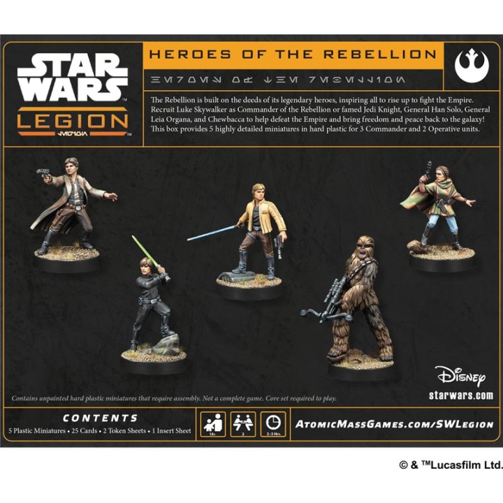 SWL: Heroes of the Rebellion | Jeux et Trolleries | Spécialiste des jeux de société, jeux de cartes et wargames