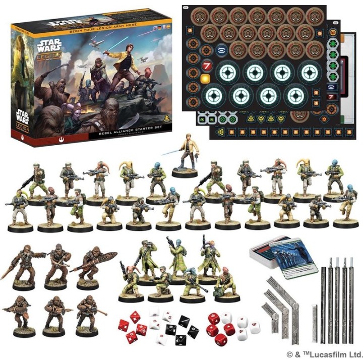 SWL: Rebel Alliance Starter Set | Jeux et Trolleries | Spécialiste des jeux de société, jeux de cartes et wargames