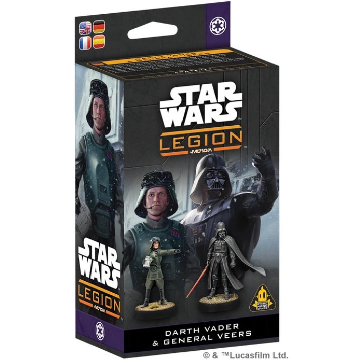 SWL: Darth Vader & General Veers | Jeux et Trolleries | Spécialiste des jeux de société, jeux de cartes et wargames