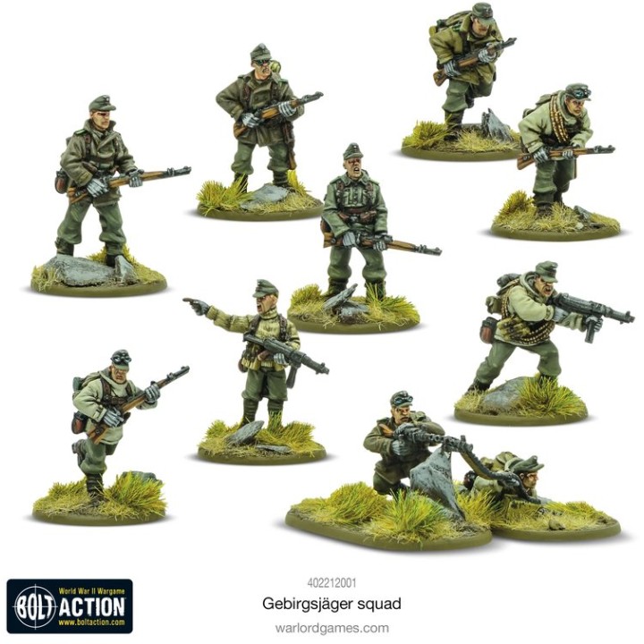 Gebirgsjager squad | Jeux et Trolleries | Spécialiste des jeux de société, jeux de cartes et wargames