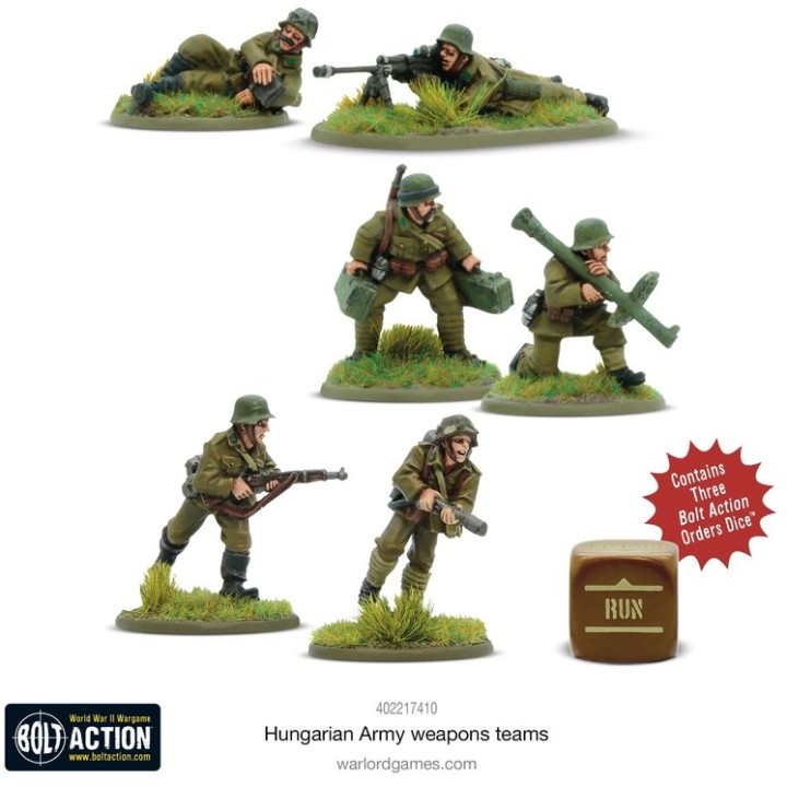 Hungarian Army weapons teams | Jeux et Trolleries | Spécialiste des jeux de société, jeux de cartes et wargames