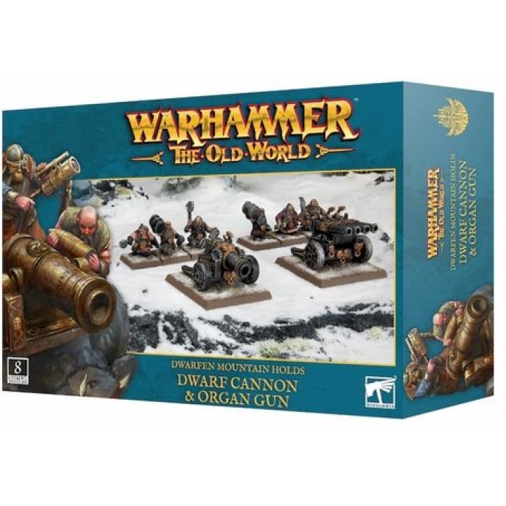 DWARFEN M/HOLDS:DWARF CANNON & ORGAN GUN | Jeux et Trolleries | Spécialiste des jeux de société, jeux de cartes et wargames