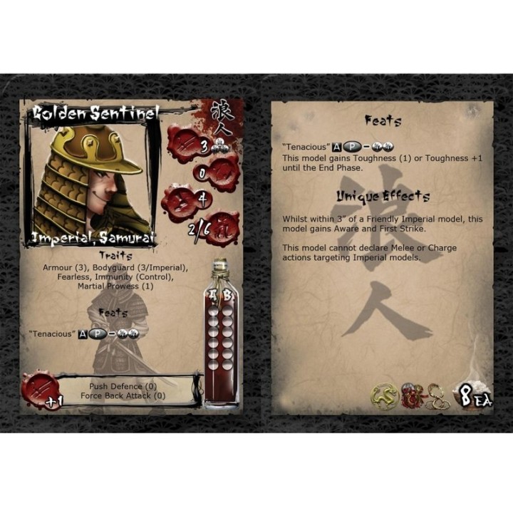 The golden sentinel (carte de profil V1) | Jeux et Trolleries | Spécialiste des jeux de société, jeux de cartes et wargames