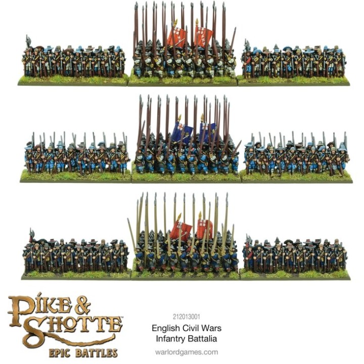 Pike & Shotte Epic Battles - English Civil Wars Infantry Battalia | Jeux et Trolleries | Spécialiste des jeux de société, jeux d