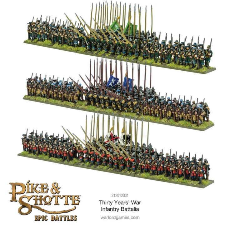 Pike & Shotte Epic Battles - Thirty Year's War Infantry Battalia | Jeux et Trolleries | Spécialiste des jeux de société, jeux de