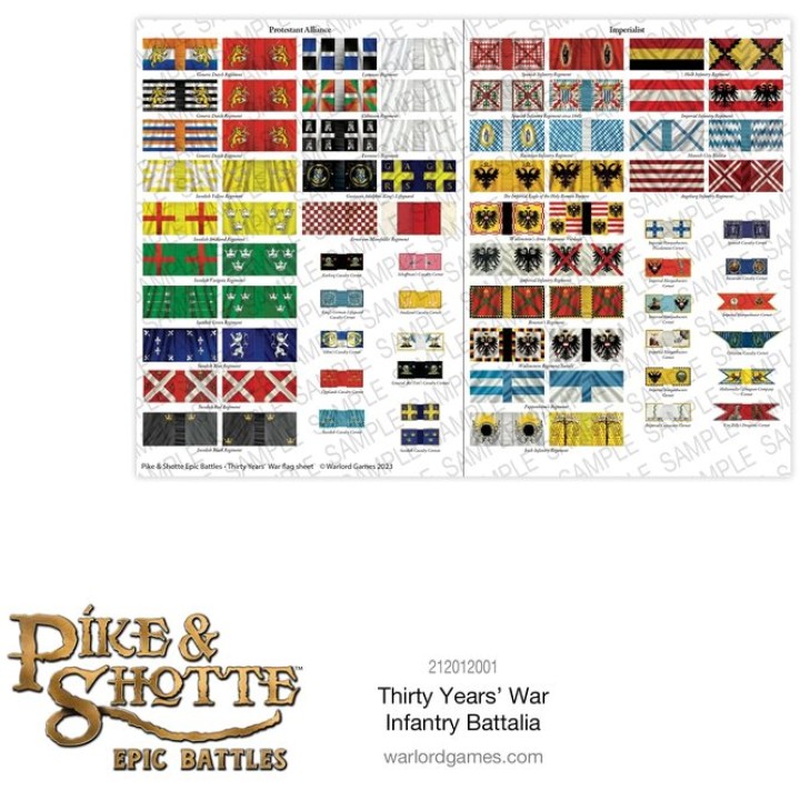 Pike & Shotte Epic Battles - Thirty Year's War Infantry Battalia | Jeux et Trolleries | Spécialiste des jeux de société, jeux de