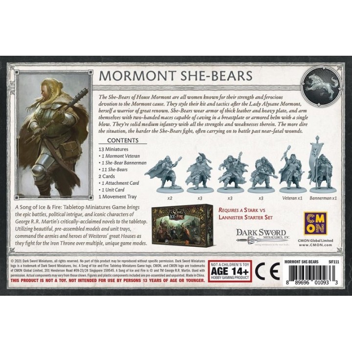 TdFJdF : Ourses Mormont | Jeux et Trolleries | Spécialiste des jeux de société, jeux de cartes et wargames