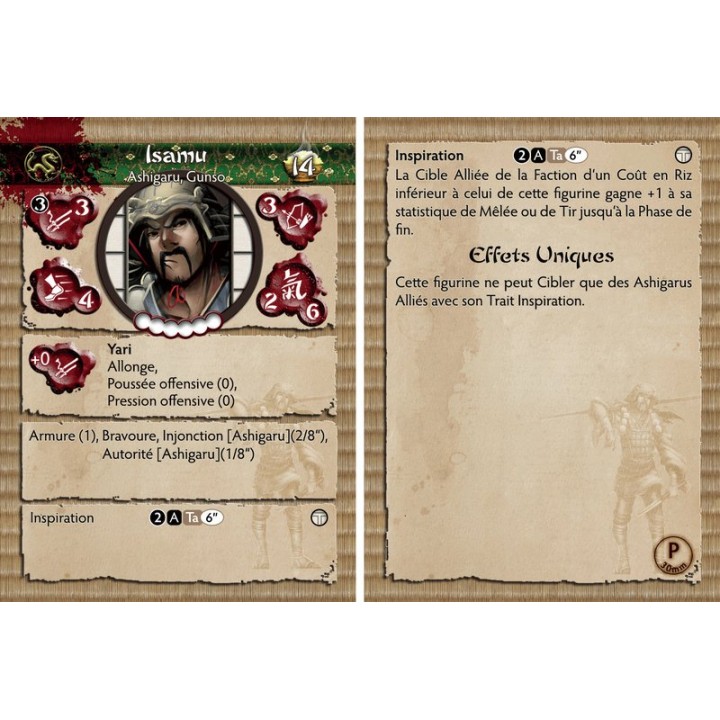 Isamu (carte de profil V1) | Jeux et Trolleries | Spécialiste des jeux de société, jeux de cartes et wargames