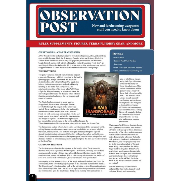 Wargames Illustrated Magazine WI430 October 2023 | Jeux et Trolleries | Spécialiste des jeux de société, jeux de cartes et warga