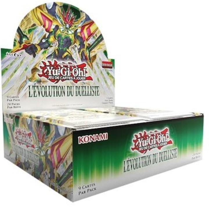 Yu-Gi-Oh! Boite de 24 boosters L'Évolution du Duelliste | Jeux et Trolleries | Spécialiste des jeux de société, jeux de cartes e
