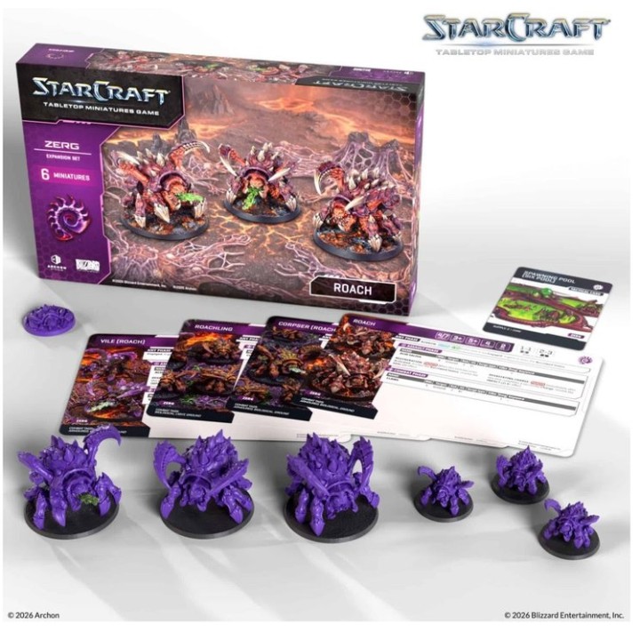 Starcraft ROACH - ZERG - EXPANSION SET | Jeux et Trolleries | Spécialiste des jeux de société, jeux de cartes et wargames