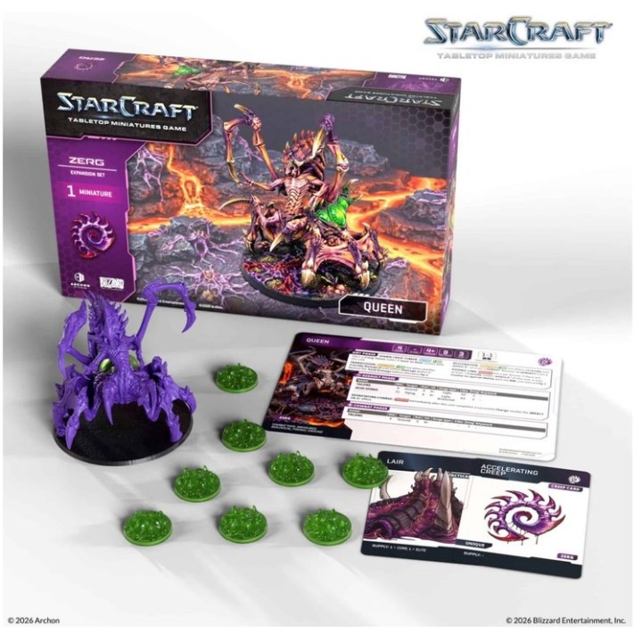 Starcraft QUEEN - ZERG - EXPANSION SET | Jeux et Trolleries | Spécialiste des jeux de société, jeux de cartes et wargames