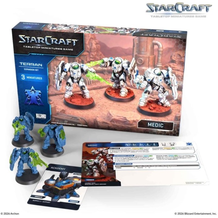 Starcraft MEDIC - TERRAN - EXPANSION SET | Jeux et Trolleries | Spécialiste des jeux de société, jeux de cartes et wargames
