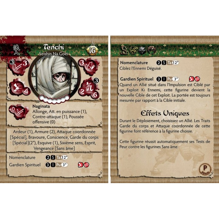 Tenchi Seshin Na Goei (carte de profil V1) | Jeux et Trolleries | Spécialiste des jeux de société, jeux de cartes et wargames