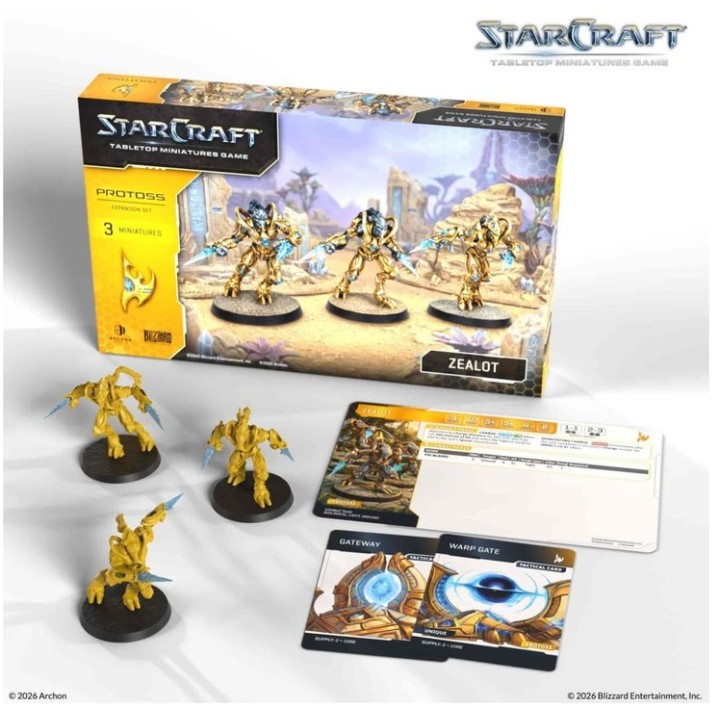 Starcraft ZEALOT - PROTOSS - EXPANSION SET | Jeux et Trolleries | Spécialiste des jeux de société, jeux de cartes et wargames