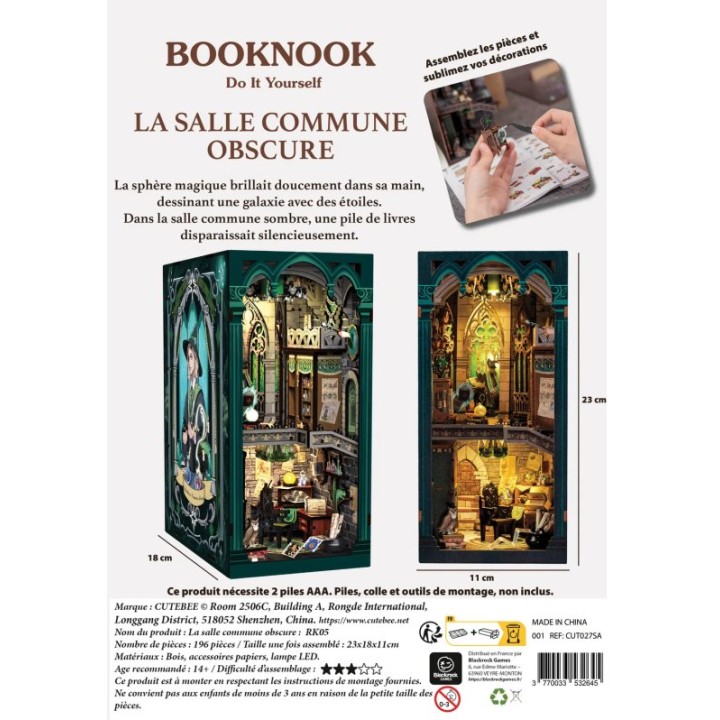 Booknook La Salle Commune Obscure | Jeux et Trolleries | Spécialiste des jeux de société, jeux de cartes et wargames