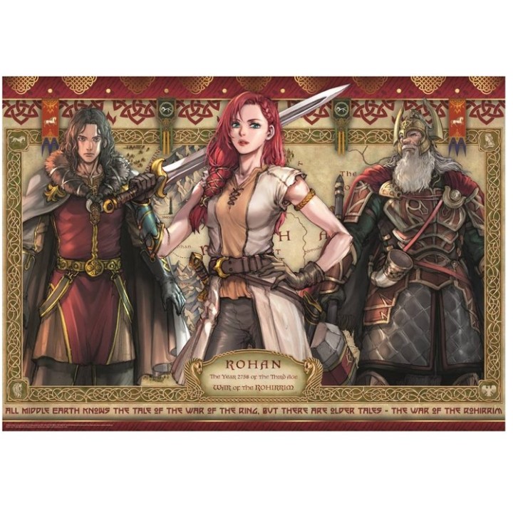 Puzzle 1000 pièces - Le Seigneur Des Anneaux : La Guerre Des Rohirrim - Trefl | Jeux et Trolleries | Spécialiste des jeux de soc