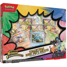 Pokémon Q126 : DELUXE pin box (5 boosters + pins) | Jeux et Trolleries | Spécialiste des jeux de société, jeux de cartes et warg