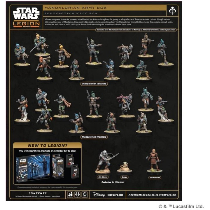 Star Wars: Legion - Mandalorian Special Edition Army Box | Jeux et Trolleries | Spécialiste des jeux de société, jeux de cartes 