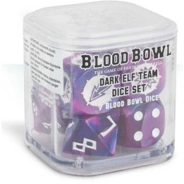 Blood bowl: dark elf team dice set | Jeux et Trolleries | Spécialiste des jeux de société, jeux de cartes et wargames