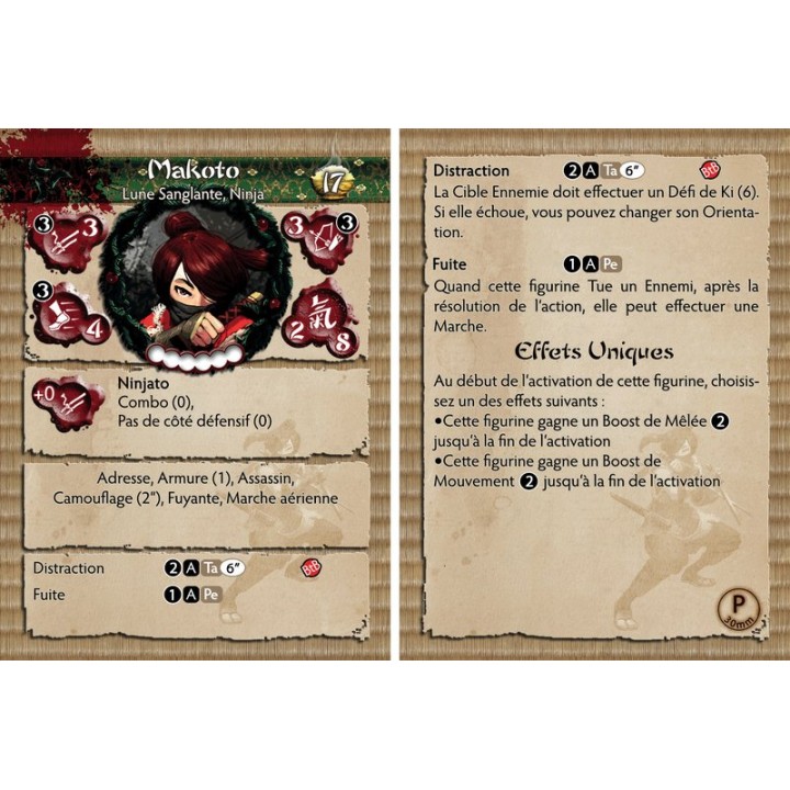 Makoto (carte de profil V1) | Jeux et Trolleries | Spécialiste des jeux de société, jeux de cartes et wargames