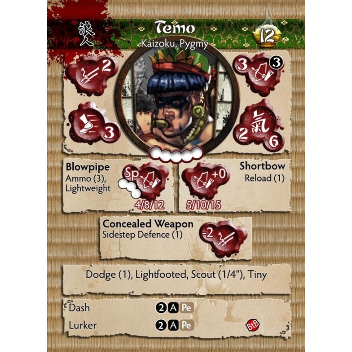 Temo (carte de profil V1) | Jeux et Trolleries | Spécialiste des jeux de société, jeux de cartes et wargames