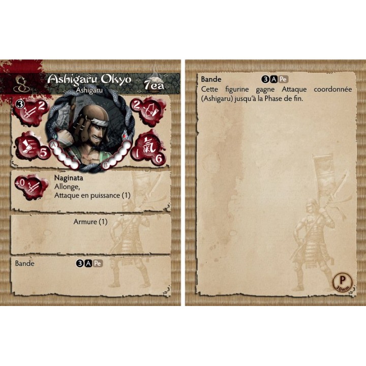 Okyo Ashigaru (carte de profil V1) | Jeux et Trolleries | Spécialiste des jeux de société, jeux de cartes et wargames