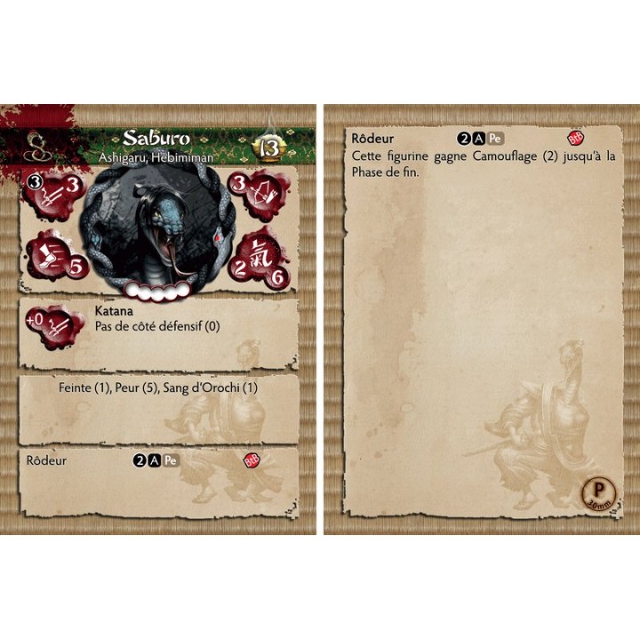 Saburo (carte de profil V1) | Jeux et Trolleries | Spécialiste des jeux de société, jeux de cartes et wargames