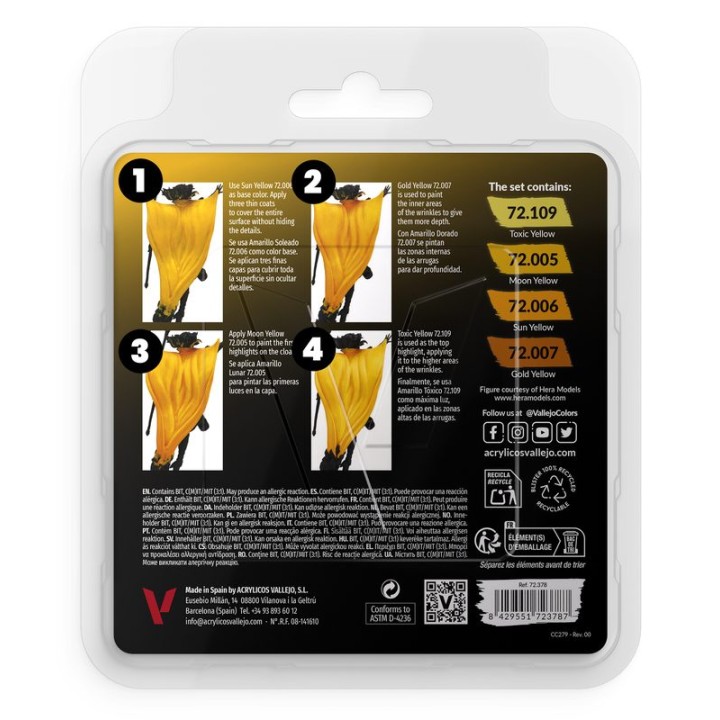 Yellow color set