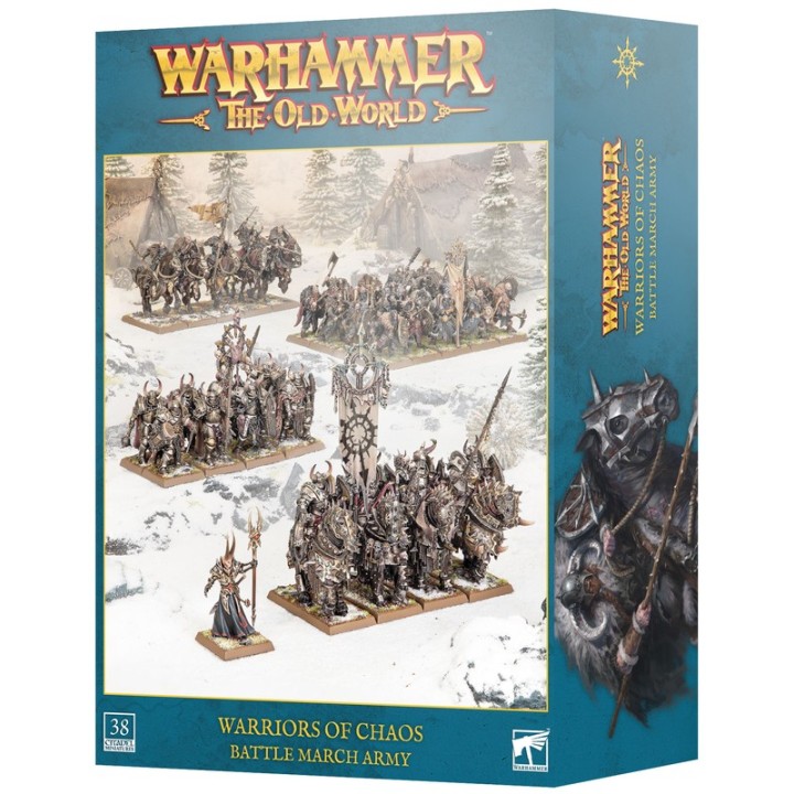 Warhammer The Old World – Boîte d'armée Battle March : Guerriers du Chaos