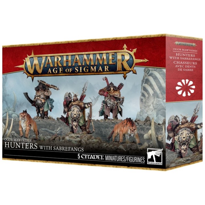 Warhammer Age of Sigmar – Ogor Mawtribes : Chasseurs avec Dents de Sabre