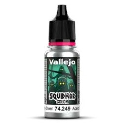 Vallejo Squidmar Color Metallic – Godly Steel (74.249) – 18 ml