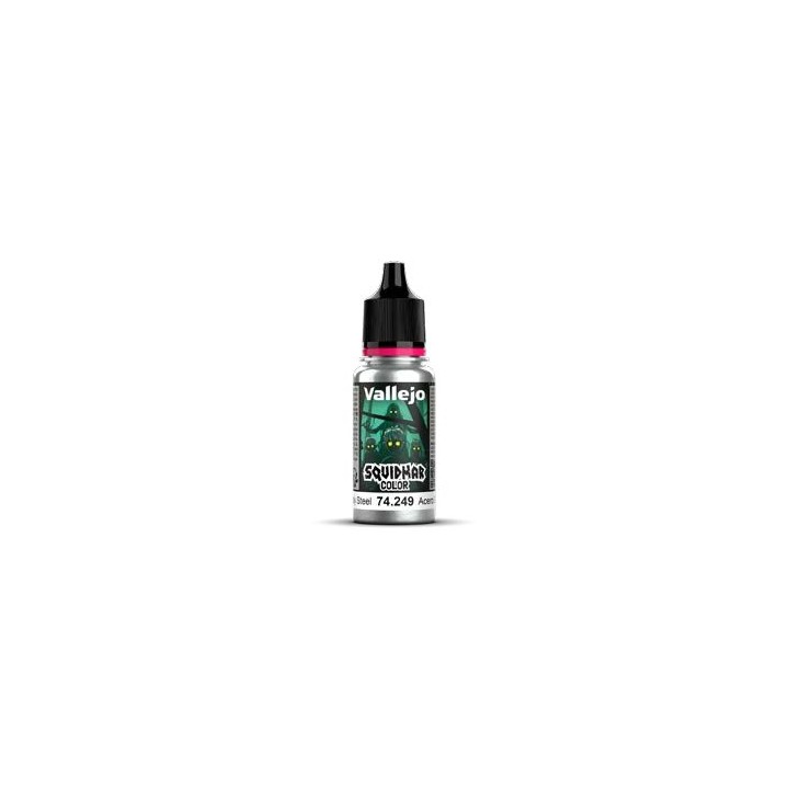 Vallejo Squidmar Color Metallic – Godly Steel (74.249) – 18 ml