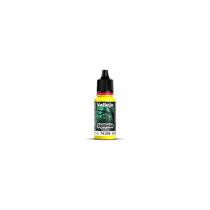 Vallejo Squidmar Color Fluorescent – Fluorescent Sun (74.256) – 18 ml