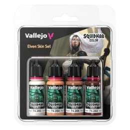 Vallejo Squidmar Color – Elven Skin Set (74.304) – 4 couleurs