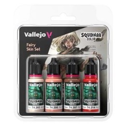 Vallejo Squidmar Color – Fairy Skin Set (74.306) – 4 couleurs